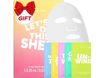 I Dew Care Let's Do This Sheet Mask Set, 0.67 fl oz/20 mL, 5 Count