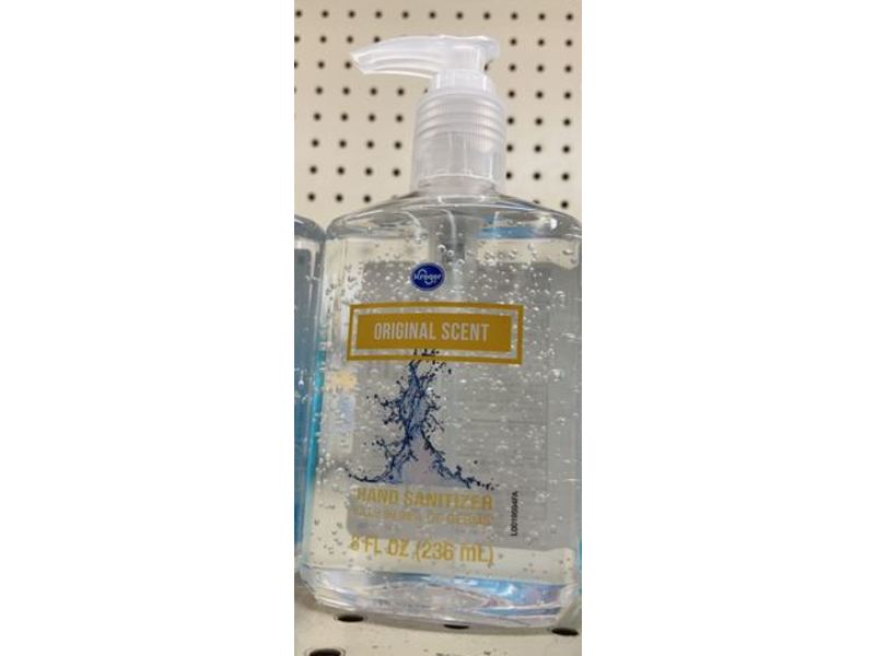 Kroger Hand Sanitizer, Original Scent, 8 fl oz/236 mL
