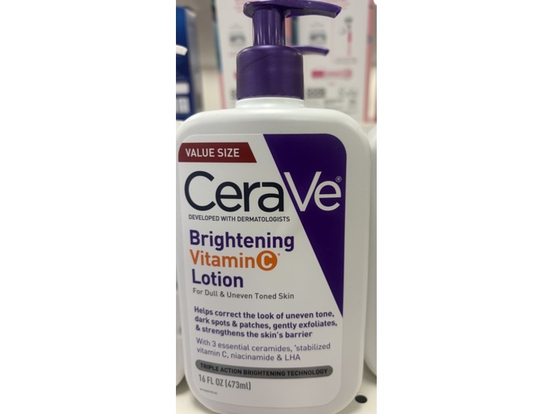 CeraVe Brightening Vitamic C Lotion, 16 fl oz/473 mL