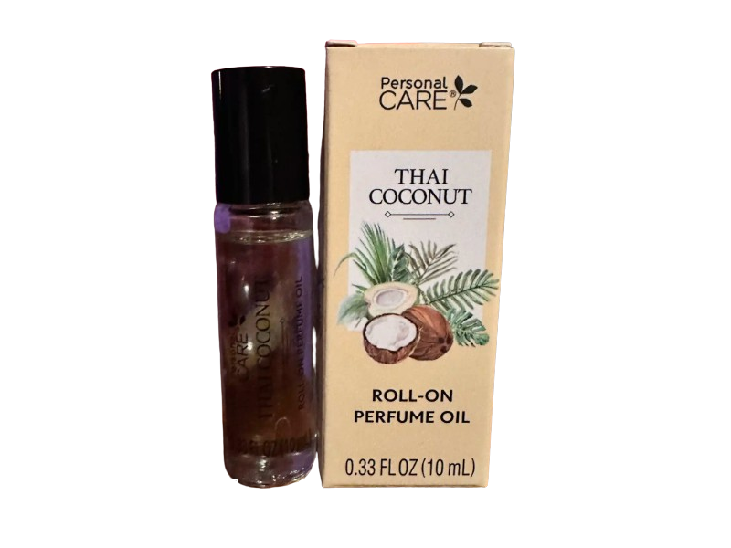 Personal Care Thai Coconut Roll-On Perfume Oil, 0.33 fl oz/10 mL