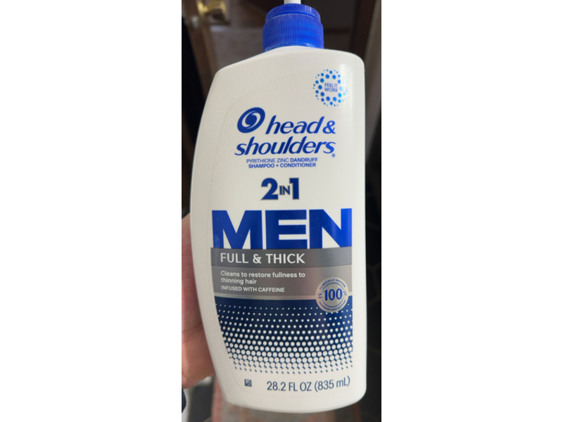 Head & Shoulders Men 2 In 1 Shampoo + Conditioner, 28.2 fl oz/835 mL