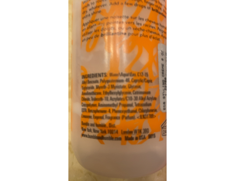 Bumble & Bumble Bb Styling Cream, 8 fl oz/250 mL