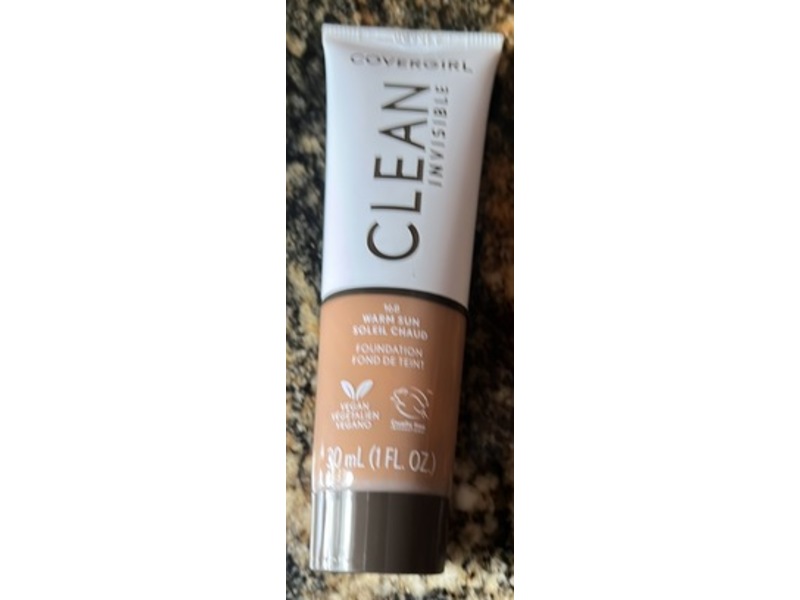 Covergirl Clean Invisible Foundation, Warm Sun, 1 fl oz/30 mL