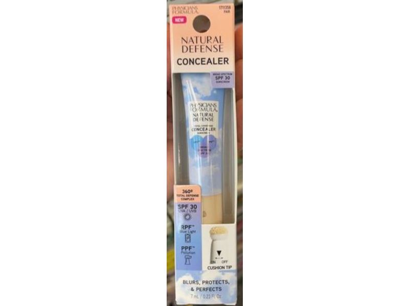 Physicians Formula Natural Defense Concealer, SPF 30, Fair, 0.23 fl oz/7 mL