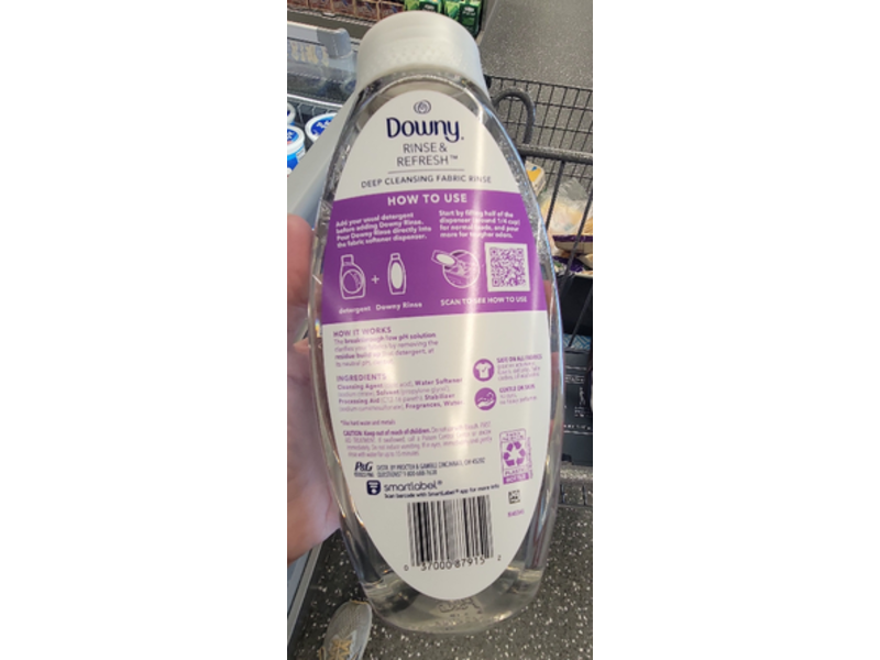 Downy Rinse & Refresh Fabric Rinse, Fresh Lavender, 25.5 fl oz/754 mL