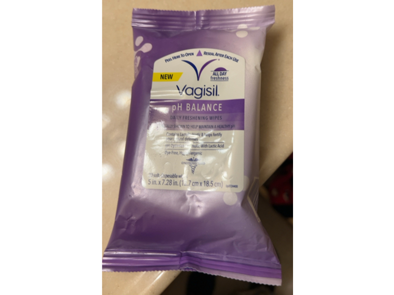 Vagisil Ph Balance Daily Freshening Wipes, 20 Count