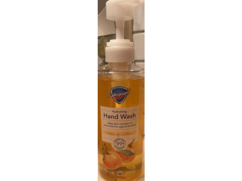 Safeguaed Hydrating Hand Wash, Notes Of Citrus, 15.5 fl oz/458 mL