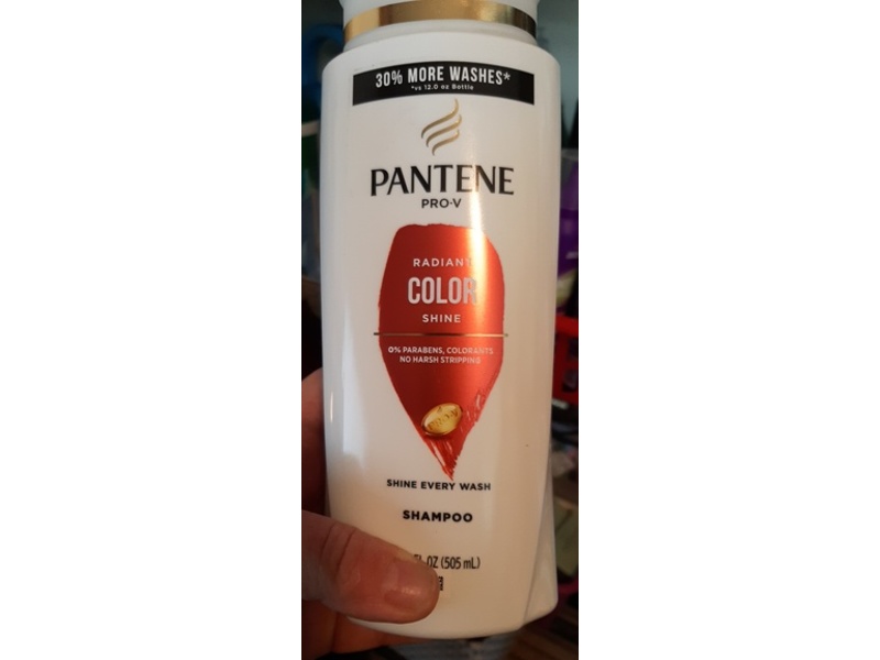 Pantene Pro-V Radiant Color Shine Shampoo, 17.0 fl oz/505 mL
