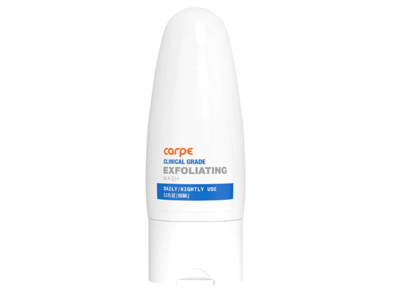 Carpe Exfoliating Exfoliant Wash, 3.3 fl oz/100 mL