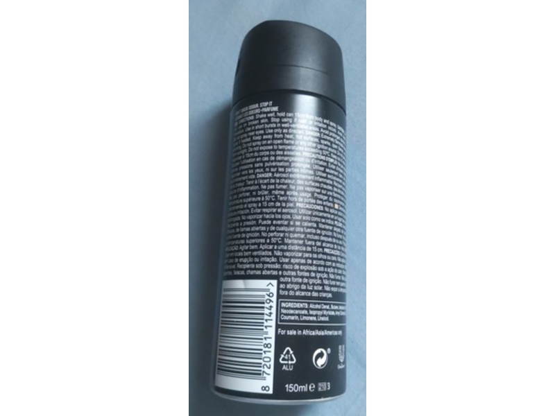 Axe Deodorant Spray, Dark Temptation, 150 mL