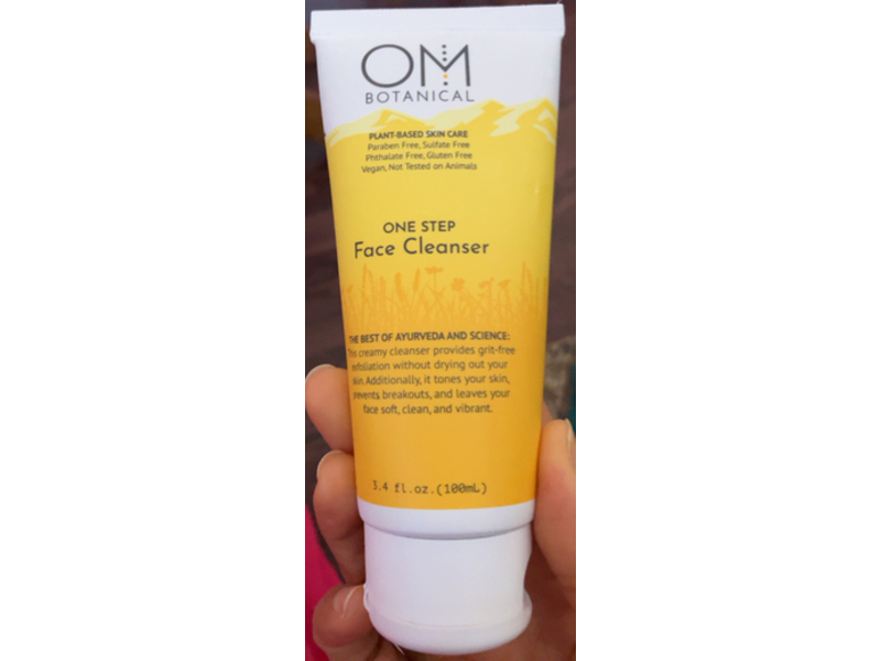 OM Botanicals One-Step Facial Cleanser, 3.4 oz/100 mL
