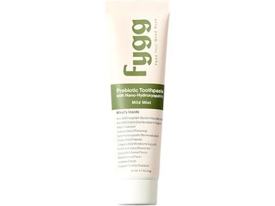 Fygg Prebiotic Toothpaste, Mild Mint, 0.7 oz/20 g