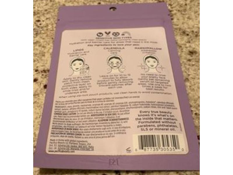 Pacifica Vegan Ceramide Hydration Fill Undereye & Smile Line Jelly Patches, 0.33 fl oz/10 mL