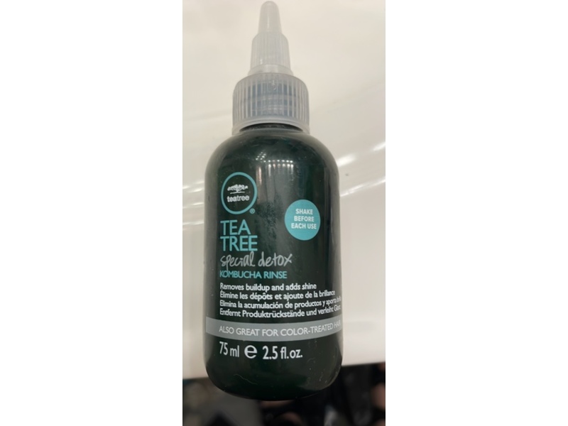 Tea Tree Special Detox Kombucha Rinse, 2.5 fl oz/75 mL