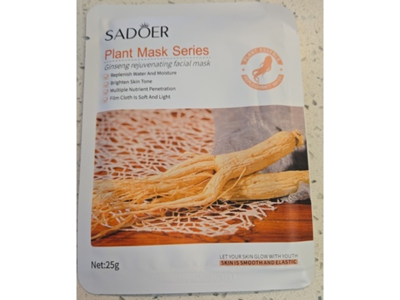 Sadoer Plant Mask Series Facial Mask, 25 g