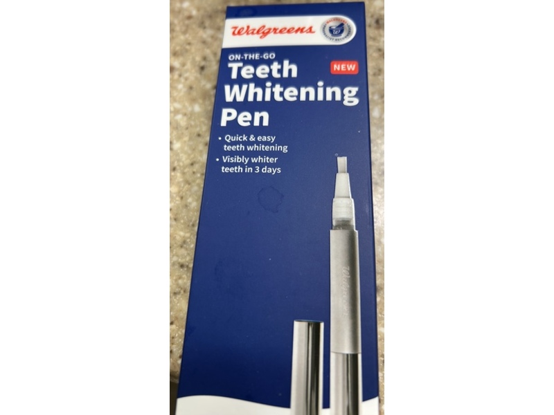 Walgreens On The Go Teeth Whitening Pen, 0.8 fl oz/2.36 mL