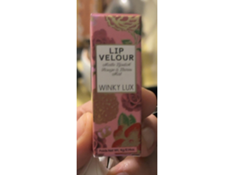 Winky Lux Matte Lip Velour Lipstick, Pippy, 0.14 oz/4 g