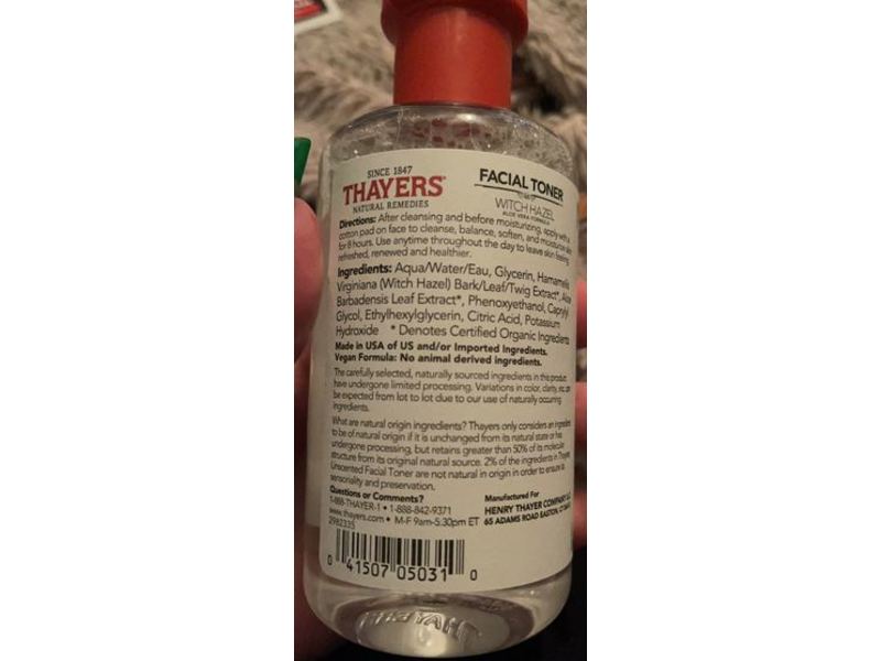 Thayers Facial Toner, Unscented, Alcohol-Free, 8.5 fl oz/251 mL