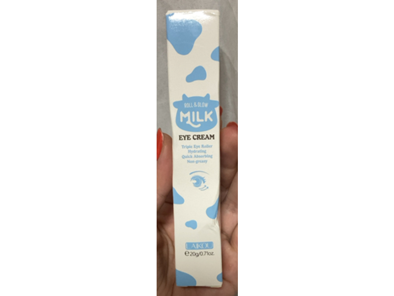 Laikou Roll & Glow Milk Eye Cream, 0.71 oz/20 g
