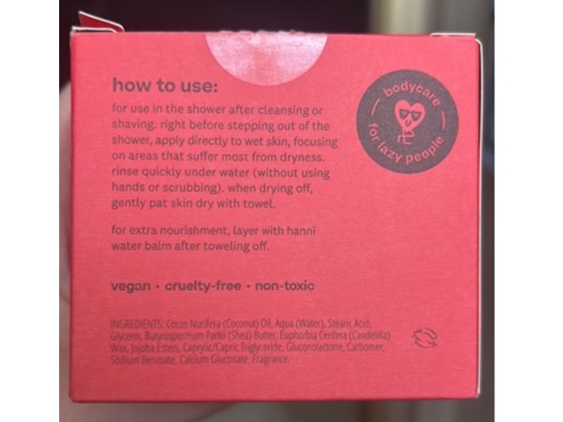 Hanni In-Shower Body Moisture Treatment, Splash Salve, 8.8 oz/250 g