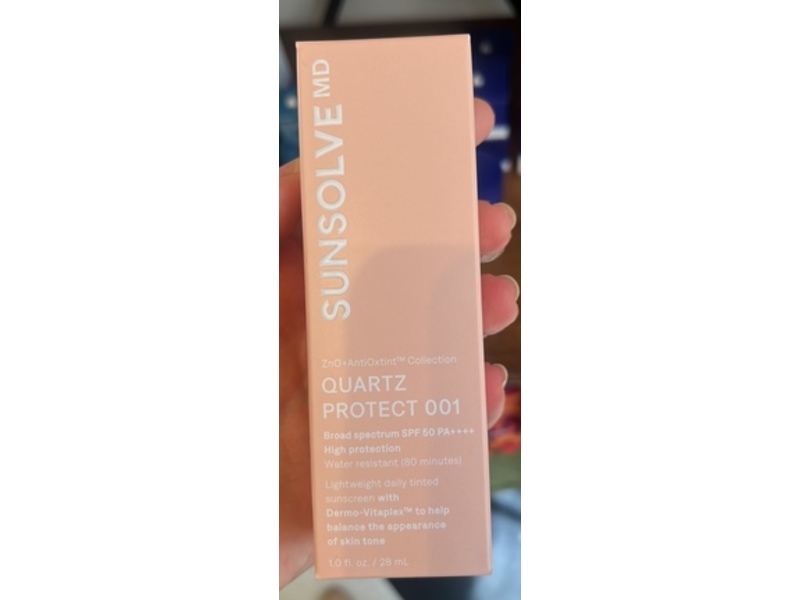 Sunsolve MD Quartz Protect 001, SPF 50 PA ++++, 1 fl oz/28 mL