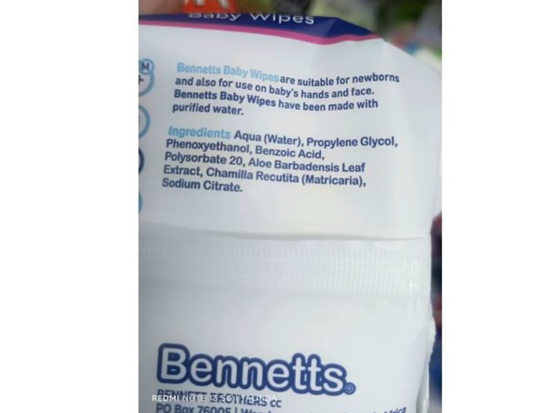 Bennetts Baby Wipes