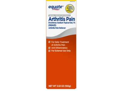 Equate Arthritis Pain Relief Gel, 3.53 oz/100 g