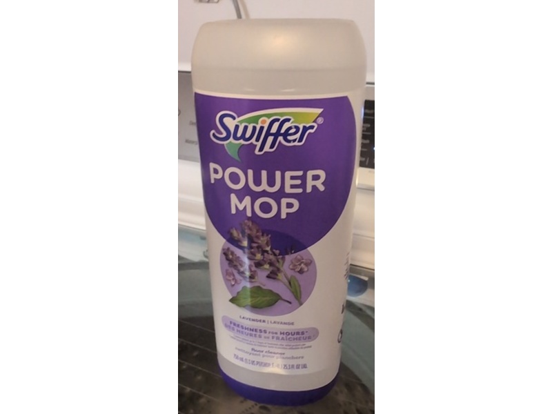 Swiffer Power Mop Floor Cleaner, Lavender, 25.3 fl oz/750 mL