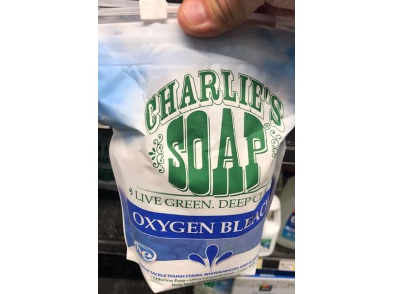 Charlie's Soap Oxygen Bleach, 2.64 lbs/1.2 kg, Pack Of 2