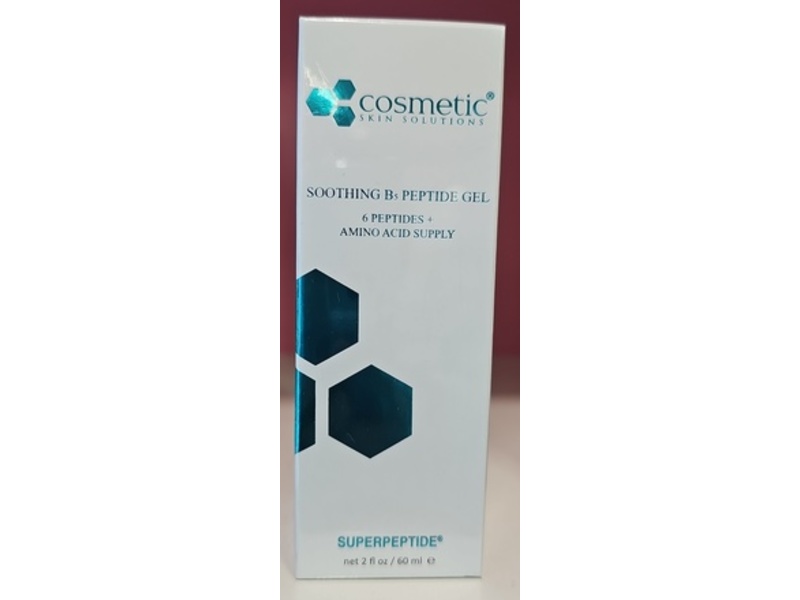 Cosmetic Skin Solution Soothing B5 Peptide Gel, 2 fl oz/60 mL