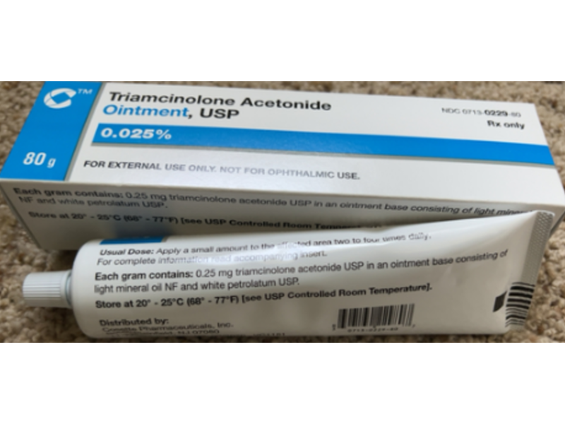 Triamcinolone Acetonide Ointment, 0.1%, 80 g, Cosette (Rx)