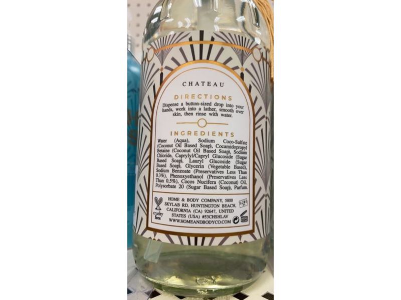 Chateau Hand Soap Honey And Lavender, 16 fl oz/473 ml