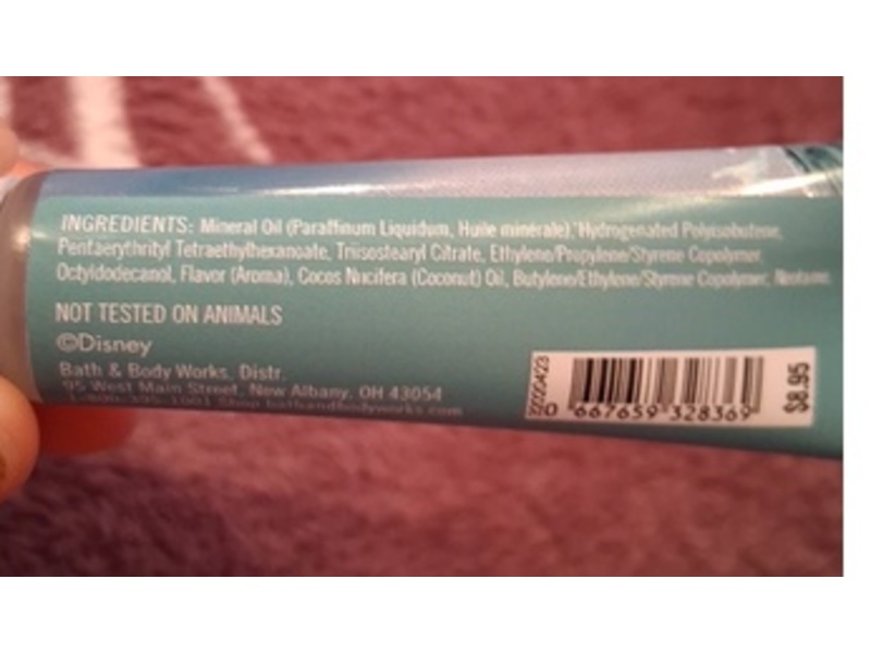 Bath & Body Works Disney Princess Lip Gloss, Ariel, 0.47 fl oz/14 mL