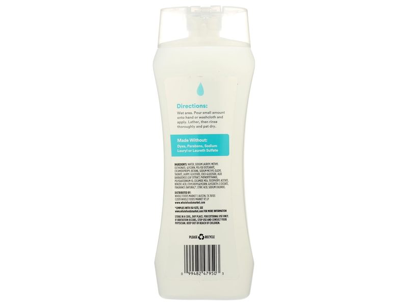 365 By Whole Foods Market Feminine Cleansing Wash, Essence Of Cucumber, 15 fl oz/444 mL