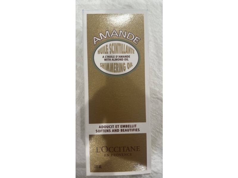 L'Occitane en Provence Almond Shimmering Body Oil, 3.3 fl oz/100 mL