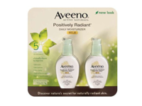 Aveeno Positively Radiant Daily Moisturizer, SPF 15, 4.0 fl oz/120 mL - thumbnail 1