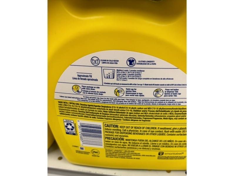 Tide Simple All In One Daybreak Fresh Liquid Laundry Detergent, 85 Loads, 107 fl oz/3.16 L