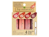 Lip Naturals Lip Balm Set, 0.13 oz/3.7 g, Pack Of 4 - thumbnail 1