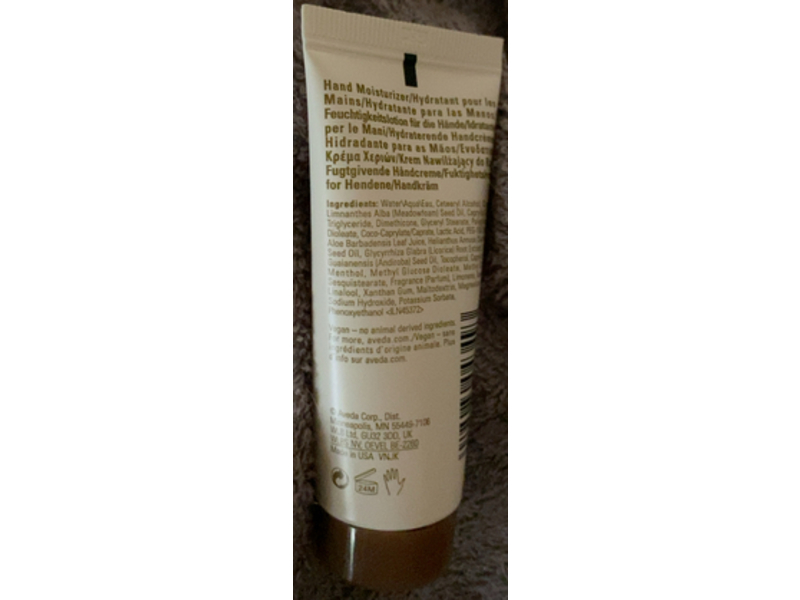 Aveda Hand Relief Moisturizing Creme, Invigorating Rosemary Mint Aroma, 1.4 fl oz/40 mL