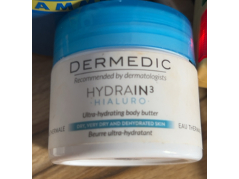 Dermedic Hydrain3 Ultra Hydrating Body Butter, 1.01 fl oz/30 mL