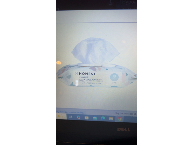Honest Sensitive Clean Conscious Wipes, Geo Mood, 60 Count