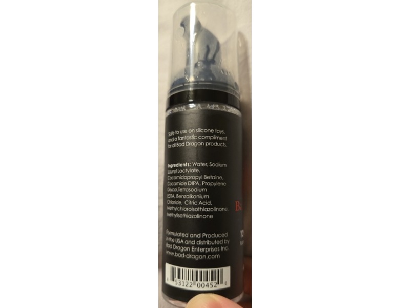 Bad Dragon Foaming Anti-Bacterial Toy Cleaner, 2 fl oz/60 mL