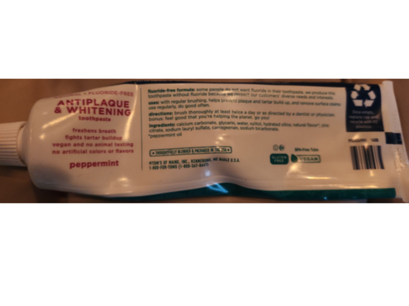 Tom's Of Maine Do A Little Good Today, Antiplaque & Whitening, 5.7 oz/161.5 g