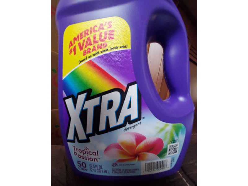 Xtra Detergent Tropical Passion, 50 Loads, 67.5 fl oz/1.99 L