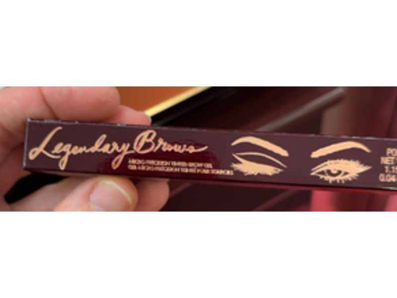 Charlotte Tilbury Legendary Brow Gel, Dark Brown, 0.04 oz/1.15 g