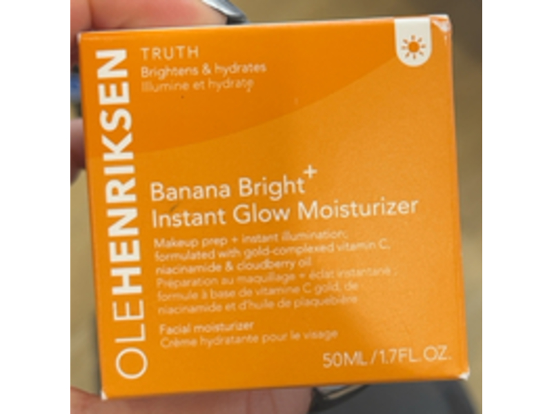 OleHenriksen Banana Bright+ Instant Glow Moisturizer, 1.7 fl oz/50 mL
