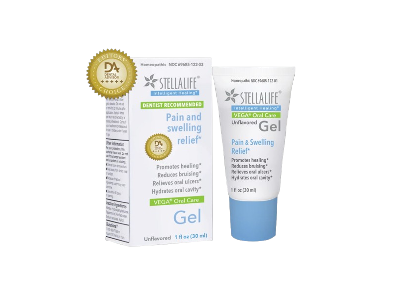 StellaLife Vega Oral Care Unflavored Gel, 1 fl oz/30 mL