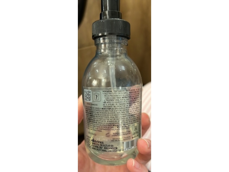 Davines OI Oil, 4.56 oz/135 mL