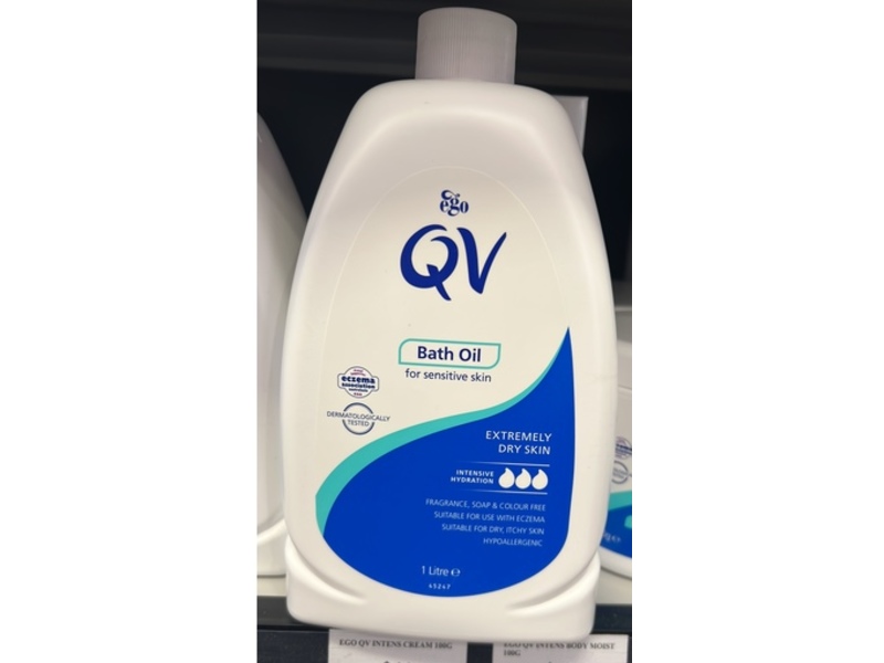 EGO QV Bath Oil, Sensitive Skin, 1 L