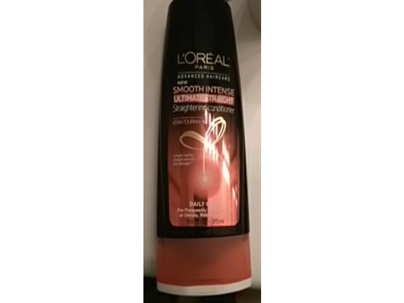 L'Oréal Paris Hair Expert Smooth Intense Ultimate Straight Conditioner, 12.6 fl oz/375 mL
